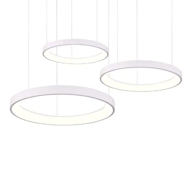 Lampa suspendata dimabila ANDIRA Ø78/58/38 CM - Alb