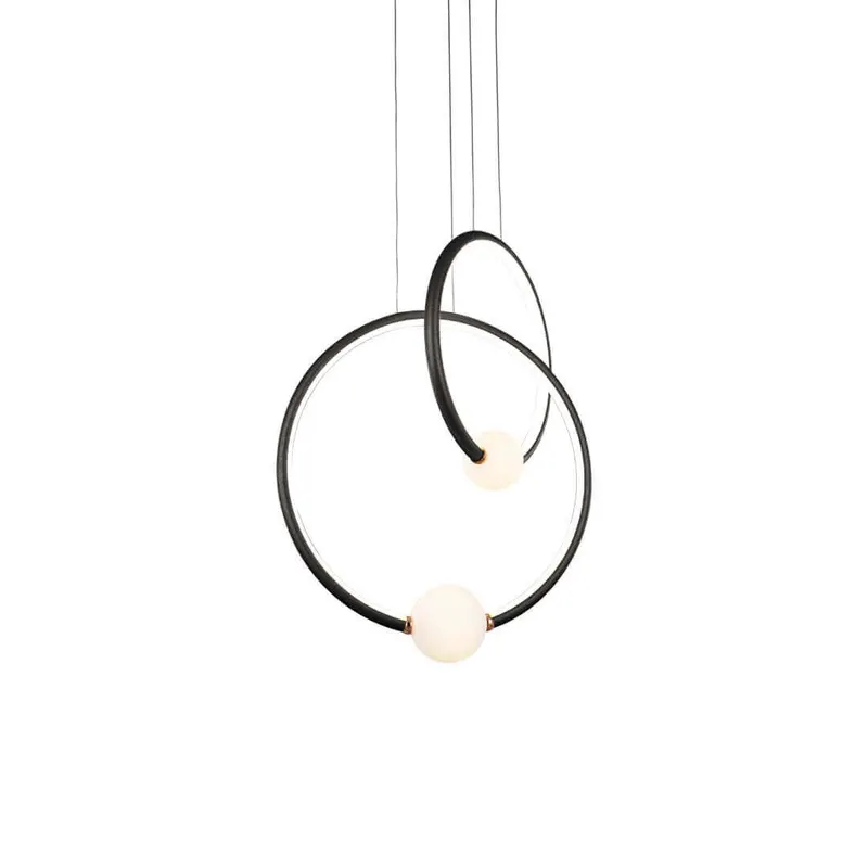 Lampa suspendata dimabila LIV - Negru/Gold