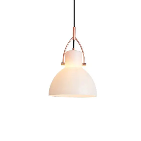 Lampa suspendata RACK SP1 cupru & alb opal - Default Title