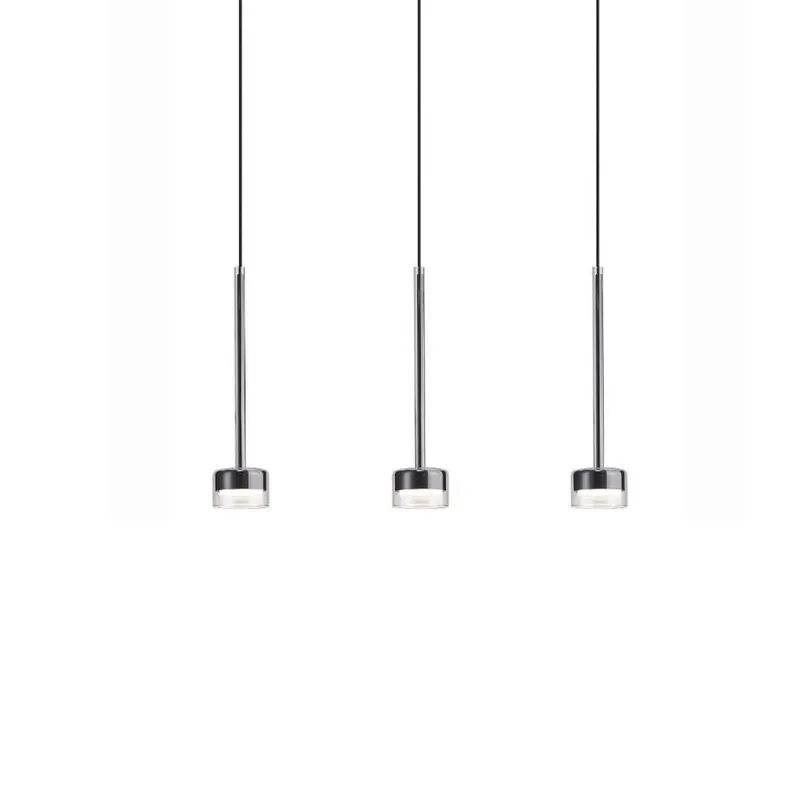 Lampa suspendata NASKOV LINIAR 3L - Transparent