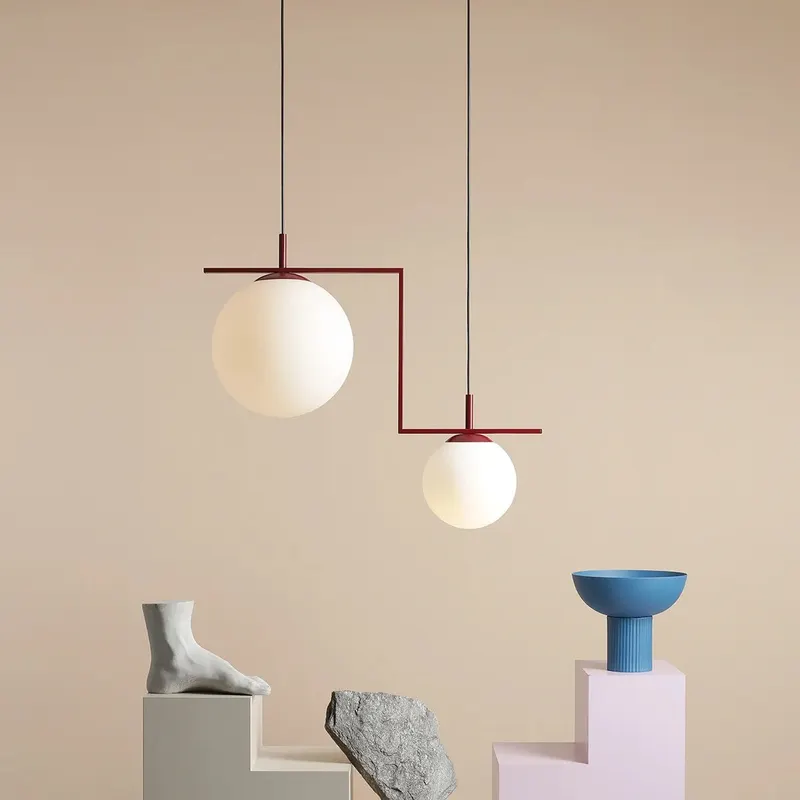 Lampa suspendata ZURI RED WINE - Default Title