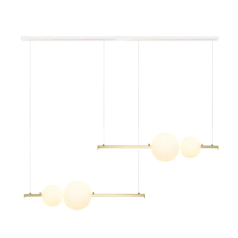Lampa suspendata DEZMERO - Alb/Gold