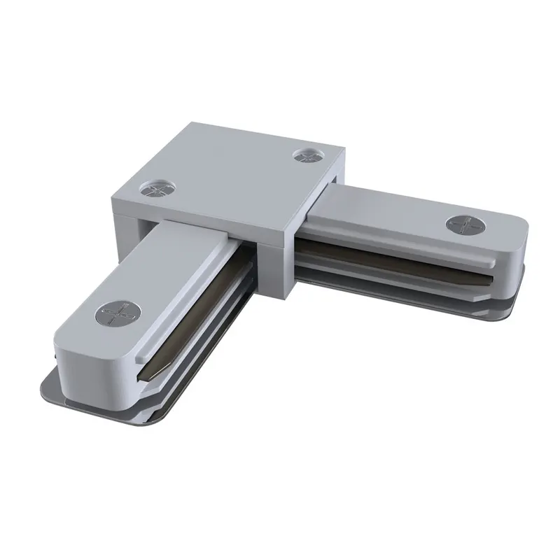 Conector tip 'L' sina UNITY - Alb