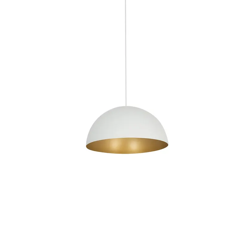 Lampa suspendata IGARD - Alb/Gold / Ø 50cm