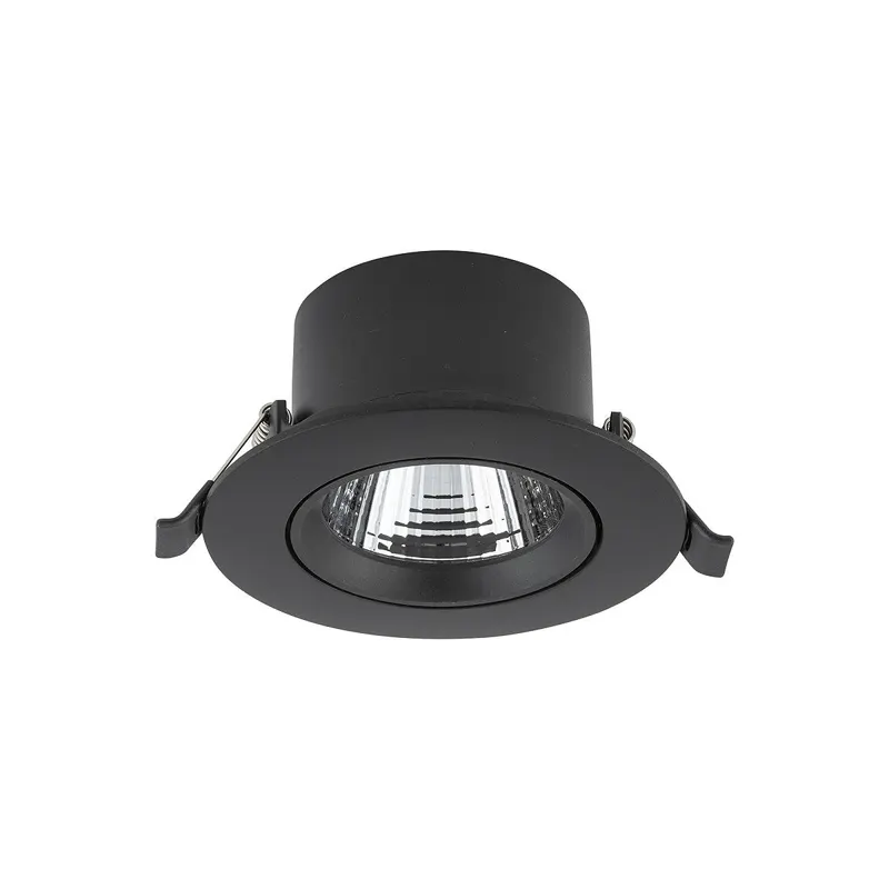 Spot incastrat LACHOLN 5W - Negru / Lumina calda 3000K