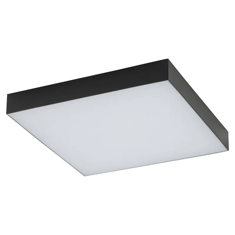 Plafoniera ATWAR SQUARE 50W - Negru / Lumina calda 3000K