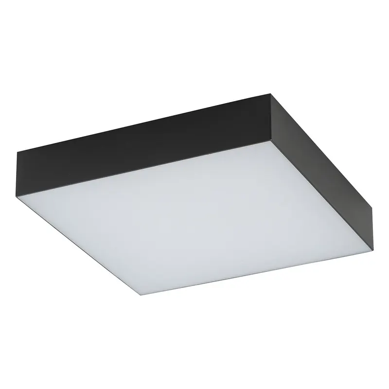 Plafoniera ATWAR SQUARE 35W - Negru / Lumina calda 3000K