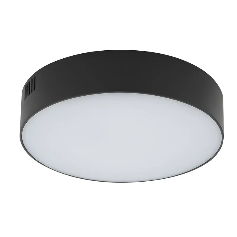 Plafoniera ATWAR ROUND 25W - Negru / Lumina calda 3000K