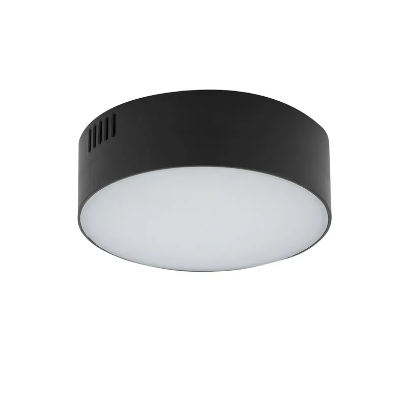 Plafoniera ATWAR ROUND 15W - Negru / Lumina neutra 4000K