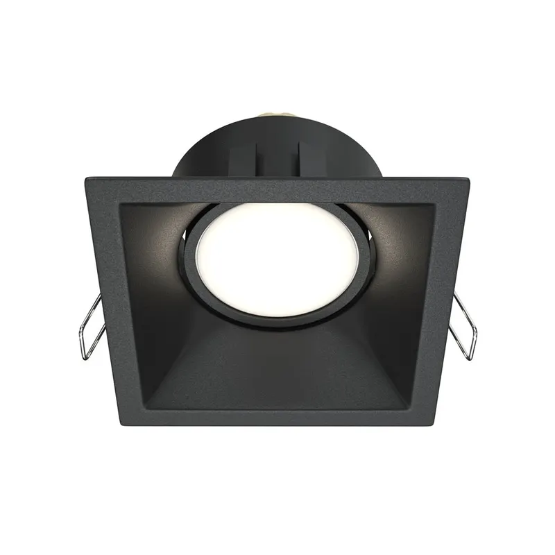 Spot incastrat ODEON SQUARE - Negru