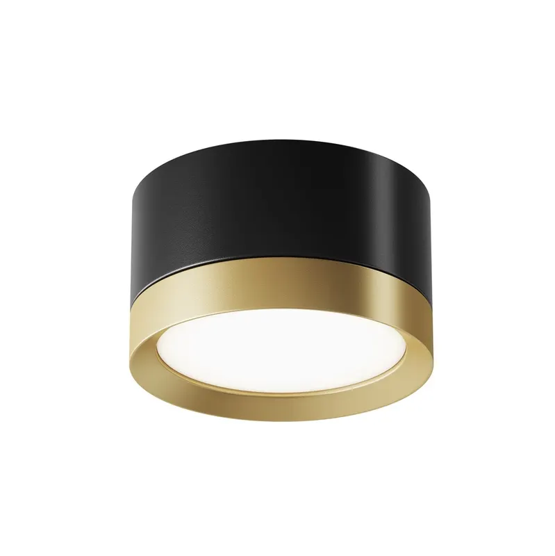 Spot aplicat ARENS ROUND - Negru/Gold