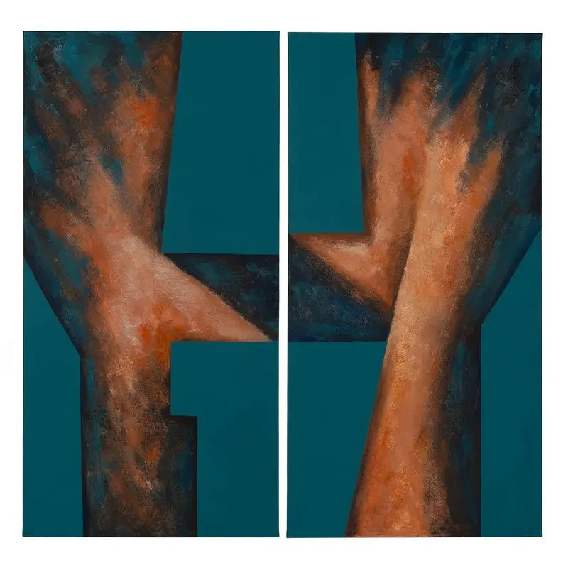 Set 2 tablouri SEVIN ABSTRACT 70 x 140 CM - Default Title