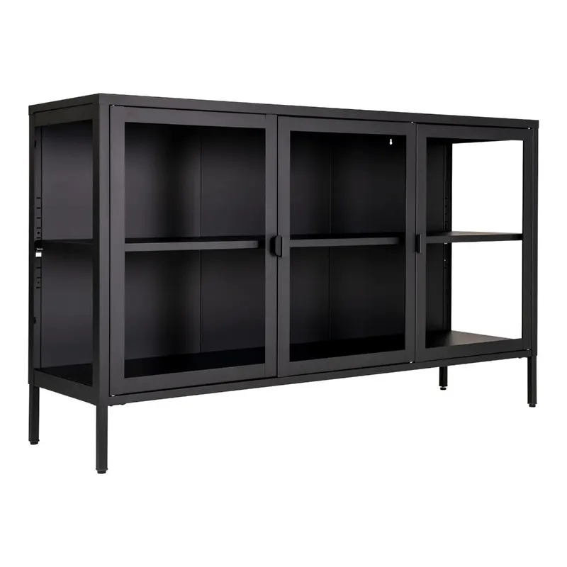 Vitrina CALBOT BLACK 140 x 40 x 85 CM - Default Title