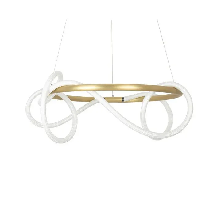 Lustra LED HOLLY ROUND - Gold