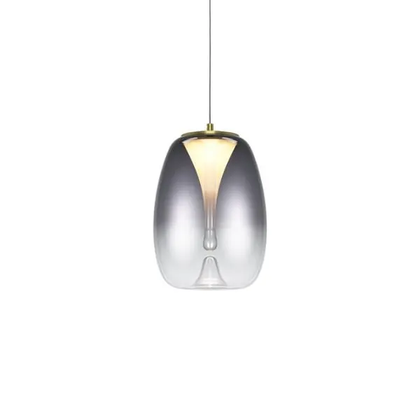 Lampa suspendata NAVERO GOLD - Grey
