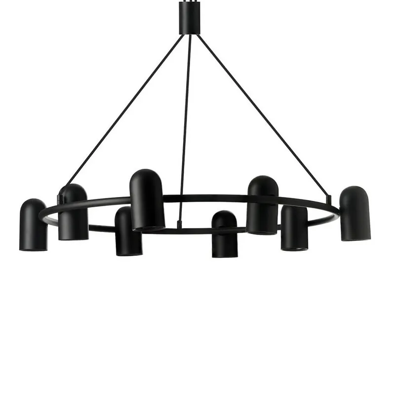 Lampa suspendata VARLIS ROUND - Negru