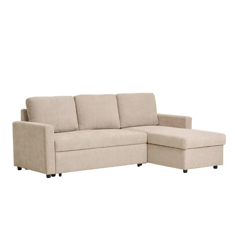 Coltar extensibil reversibil BEIFORT 218 CM - Beige