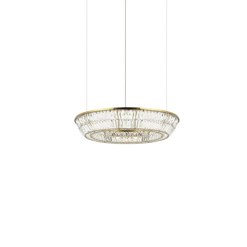 Lampa suspendata dimabila LARIS ANTIQUE BRASS 55W - Default Title