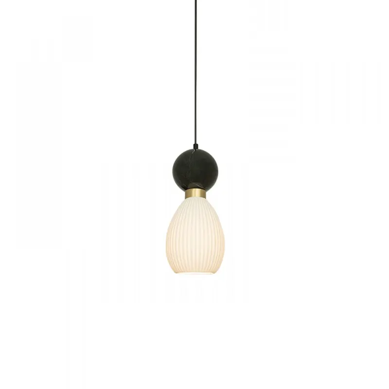 Lampa suspendata PAVALO Ø14 CM - Negru