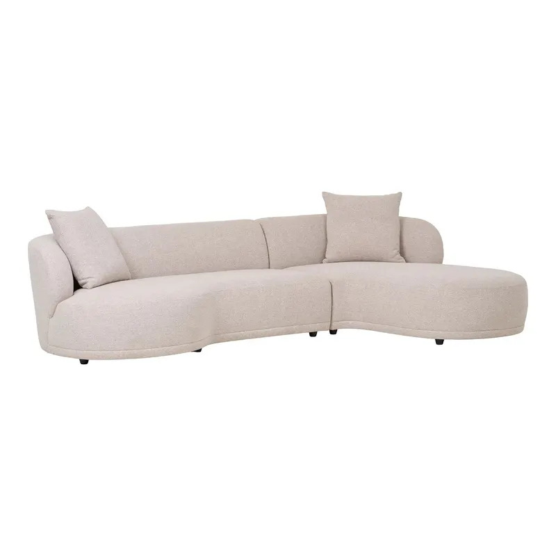 Coltar dreapta STONE BEIGE 256 CM - Beige