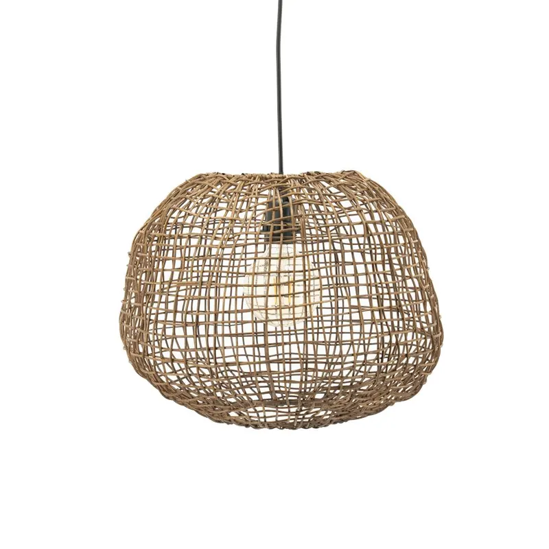 Lampa suspendata MERANDI - Lemn / Ø 40cm