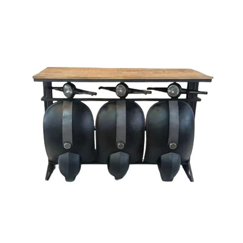 Consola RALIO VESPA 138 x 52 x 100 CM - Negru