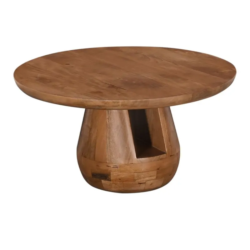 Masuta de cafea BELARA Ø80 x 40 CM - Lemn