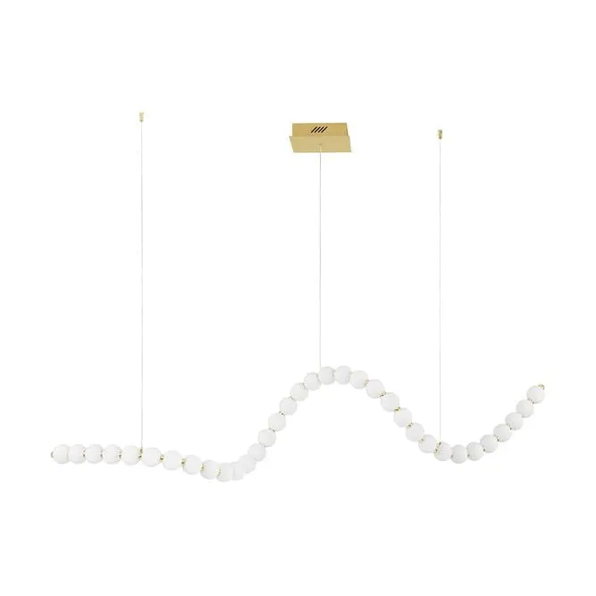 Lampa suspendata dimabila PERLA 167CM - Gold