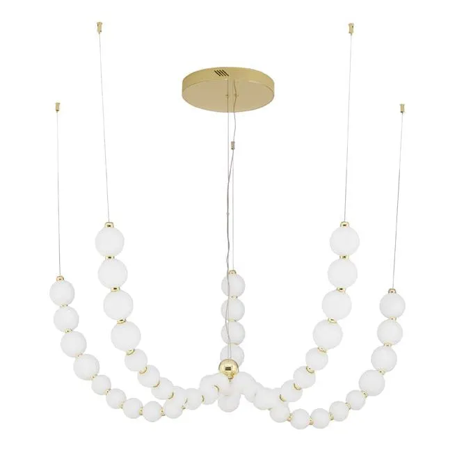 Lampa suspendata PERLA CINQUE - Gold