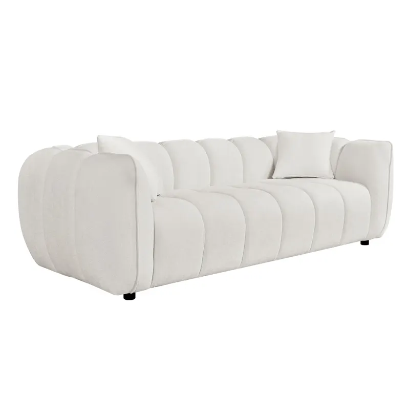 Canapea 3 locuri NIMFA 229 CM - Cream