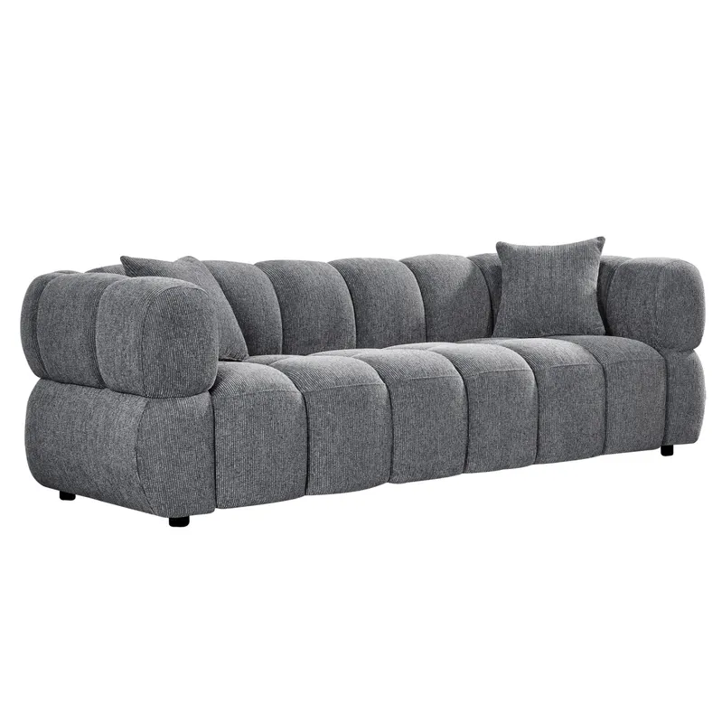 Canapea 3 locuri VARNIS 220 CM - Grey