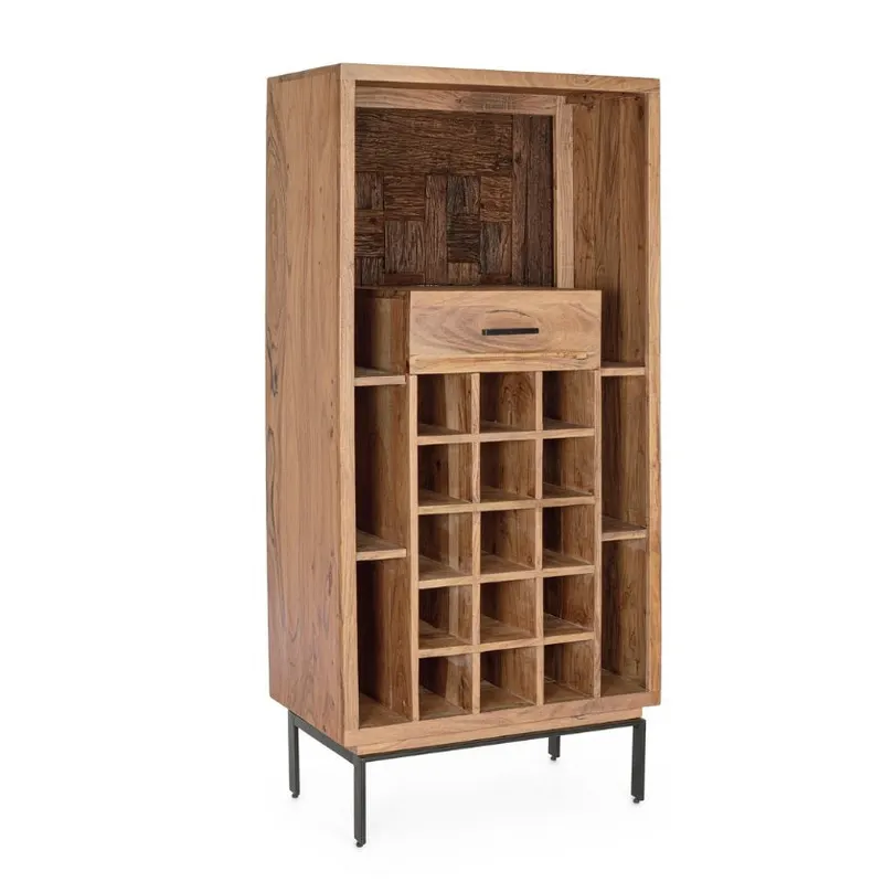 Cabinet de vinuri MANGAL 72 x 40 x 150 CM - Default Title