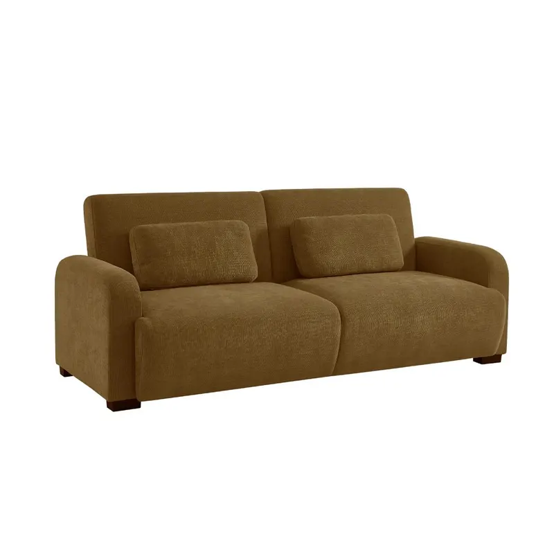 Canapea extensibila 3 locuri UMBERO 213 CM - Mustard