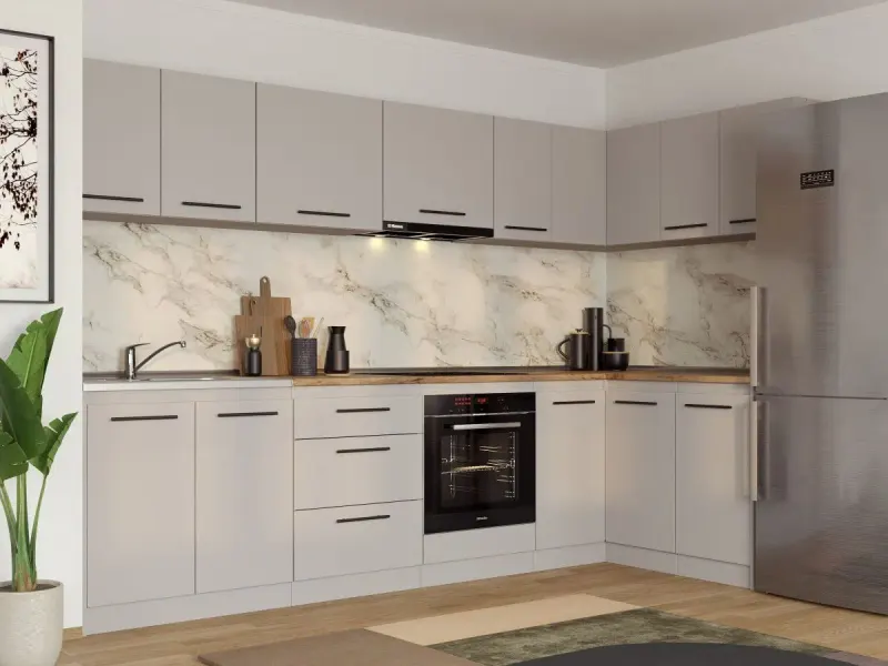 Set Mobila Bucatarie Colt Linea 300*140 Casmir C18