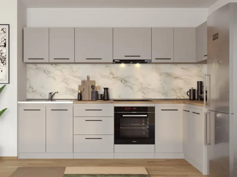 Set Mobila Bucatarie Colt Linea 300*140 Casmir C18 — imaginea 2