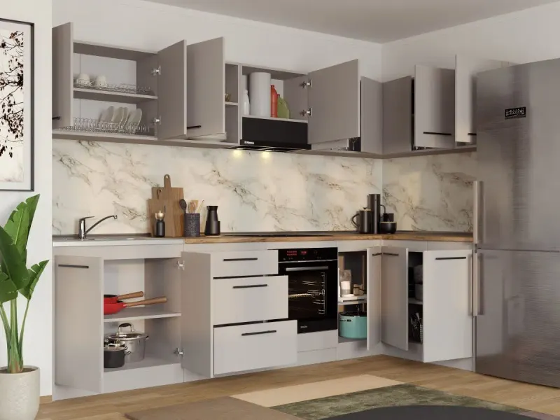 Set Mobila Bucatarie Colt Linea 300*140 Casmir C18 — imaginea 3