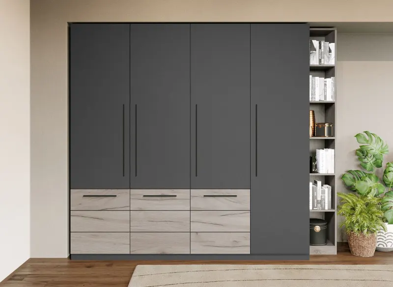 Set Mobila Dormitor Gri Noce C3 — imaginea 3