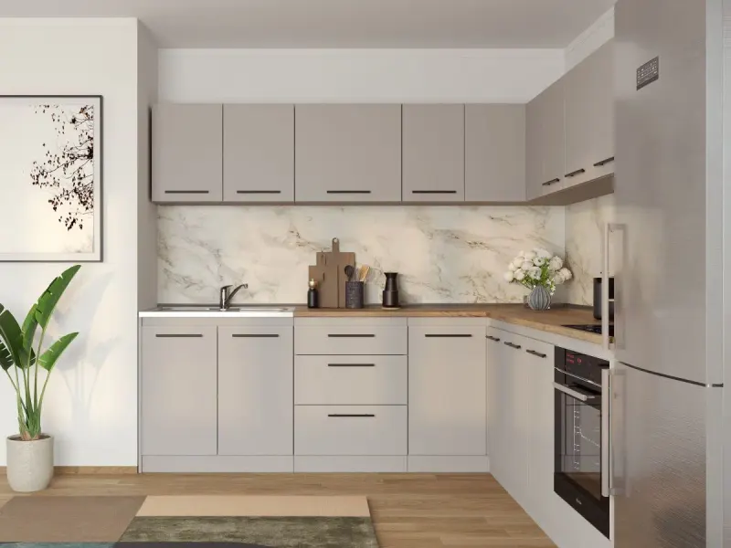Set Mobila Bucatarie Colt Linea 240*240 Casmir C23 — imaginea 2