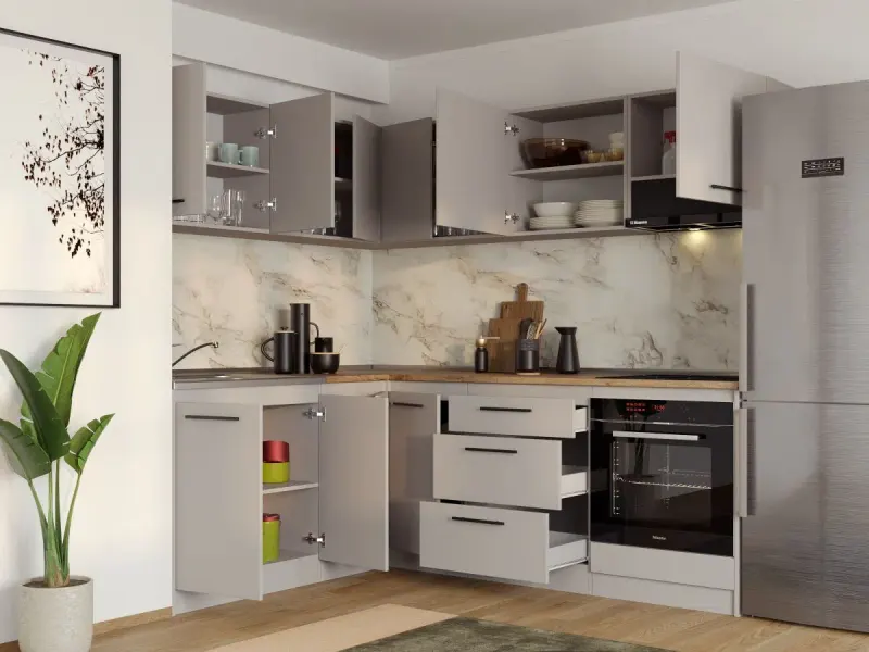 Set Mobila Bucatarie Colt Linea 180*220 Casmir C21 — imaginea 3