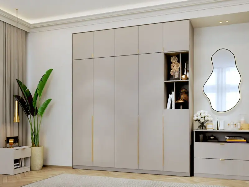 Dulap dormitor haine Inalt Bej/casmir 205 cm Auris C2