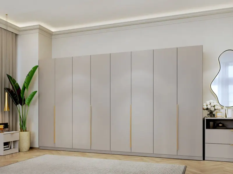 Dulap dormitor haine Bej/casmir 328 cm Auris C1