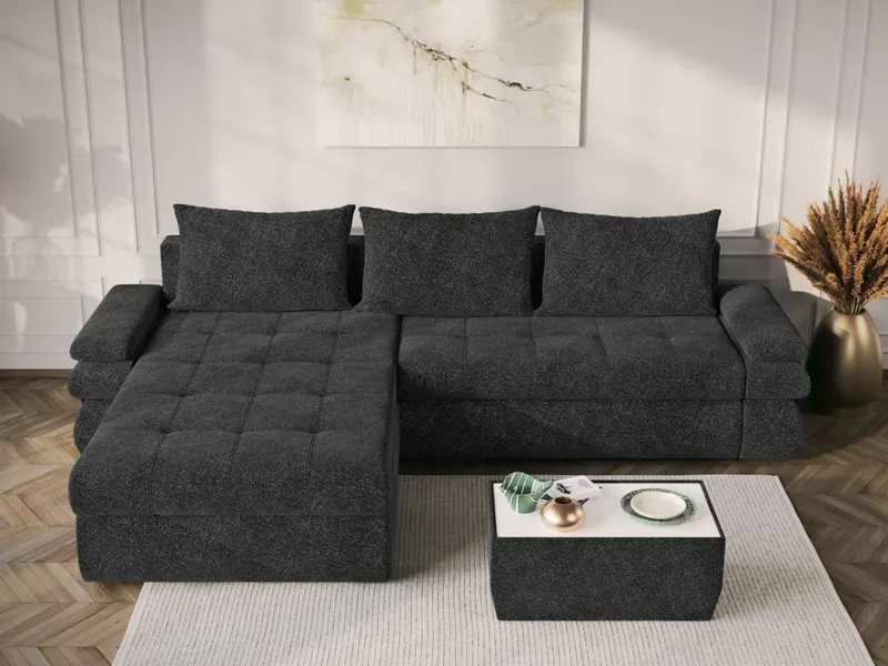 Coltar Extensibil Molly Plusat Gri Inchis — imaginea 2