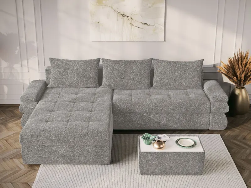 Coltar Extensibil Molly Plusat Gri Deschis — imaginea 2