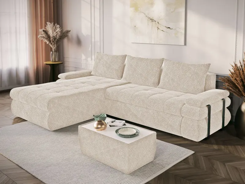 Coltar Extensibil Molly Plusat Crem