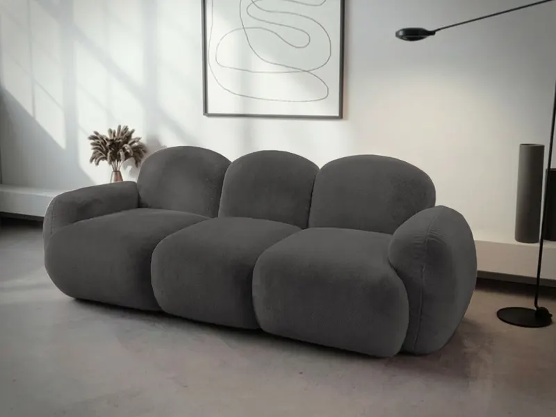 Canapea bubble Zenvia plusata antracit