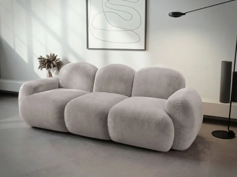Canapea bubble Zenvia plusata bej