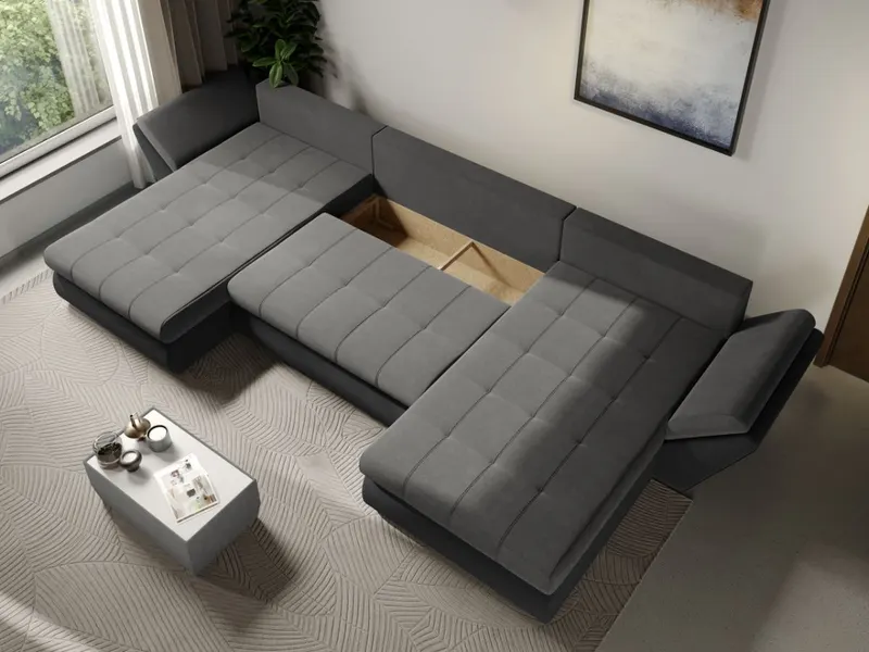 Coltar U Extensibil Rawa Gri Deschis / Gri — imaginea 3