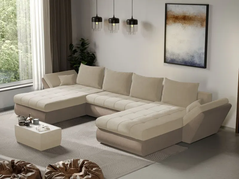 Coltar U Extensibil Rawa Crem / Cappuccino