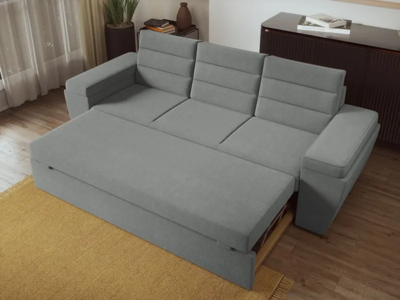 Canapea Extensibila Spark Gri Deschis — imaginea 3
