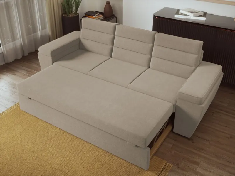 Canapea Extensibila Spark Crem — imaginea 3